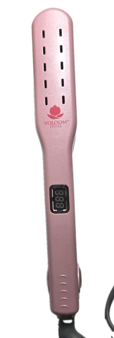 VOLOOM Petite 1" Professional Volumizing Hair Iron Ceramic Pink root lifter